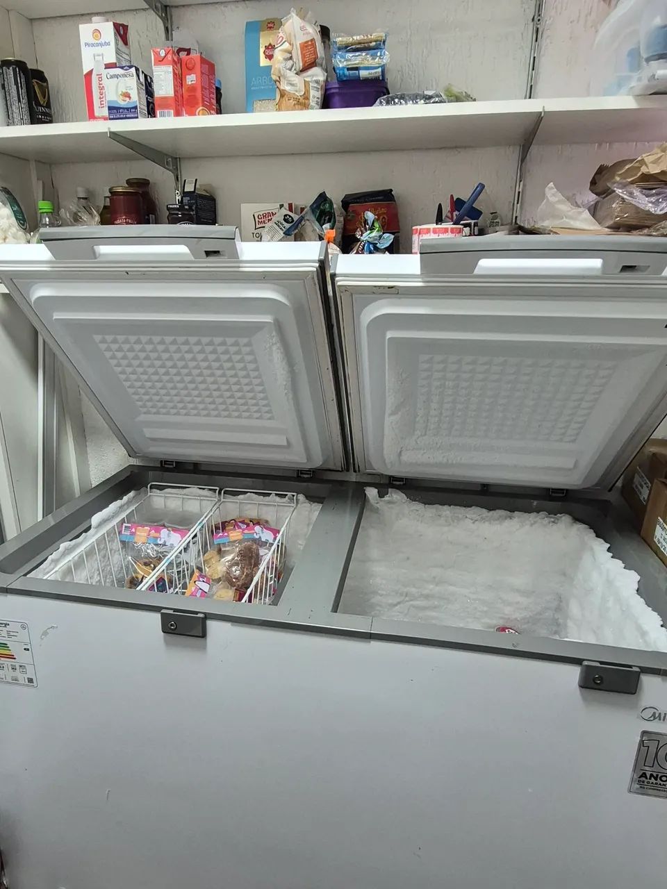 Vendo Freezer Horizontal Midea 362L - Foto 4