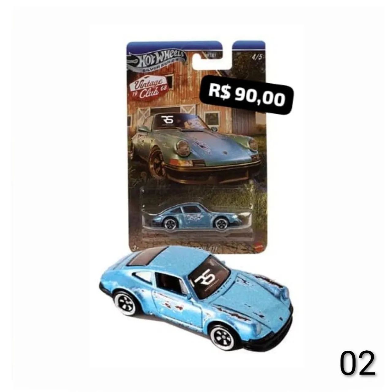 Hotwheels 71 Porsche 911 (Silver series)