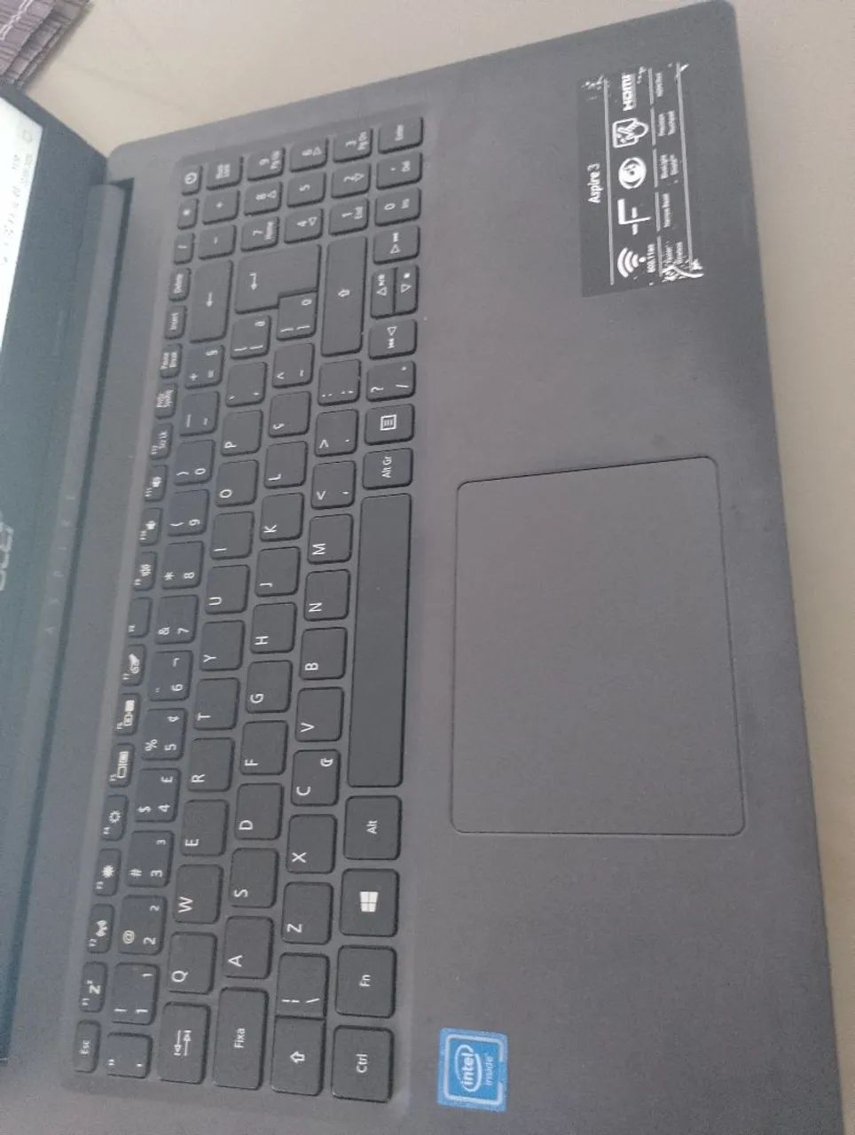 Notebook Acer aspire 3 funcionando tudo. - Foto 2