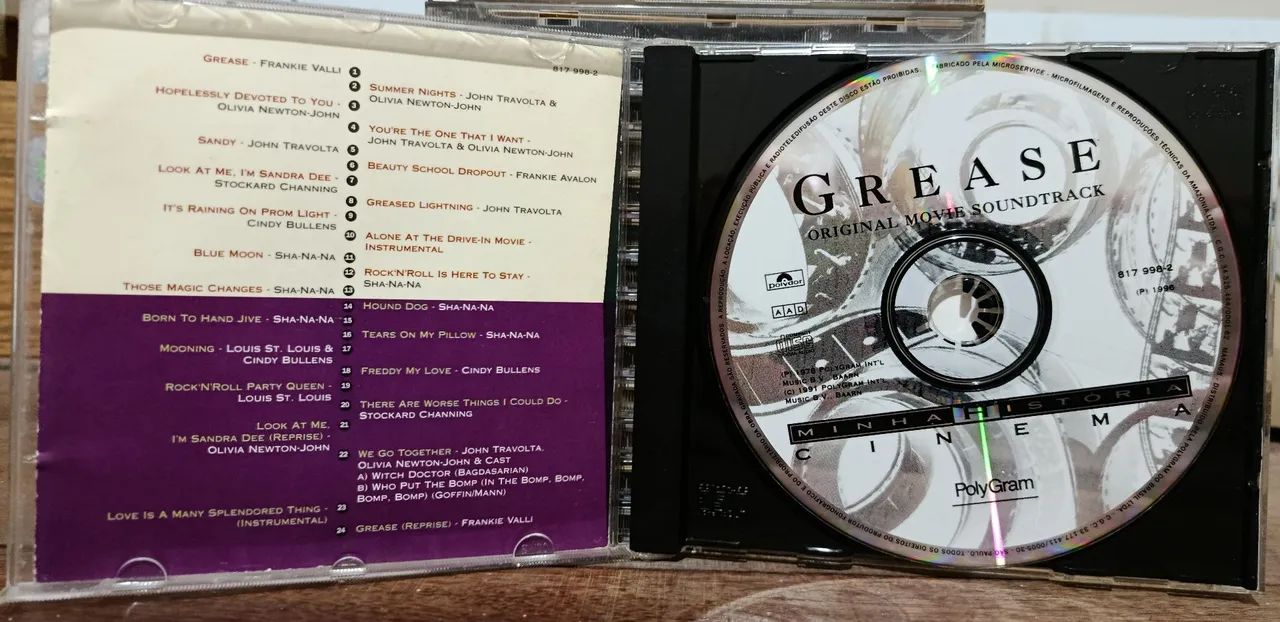 CD Greàse - The Original Sound Track from the Motion Picture  - Foto 3