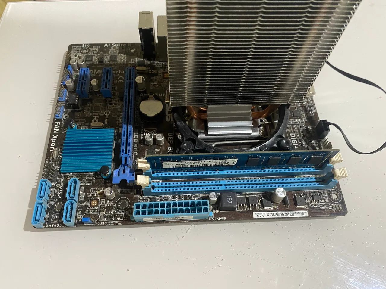 Kit ddr3 , placa mãe, processador , memória e air cooler