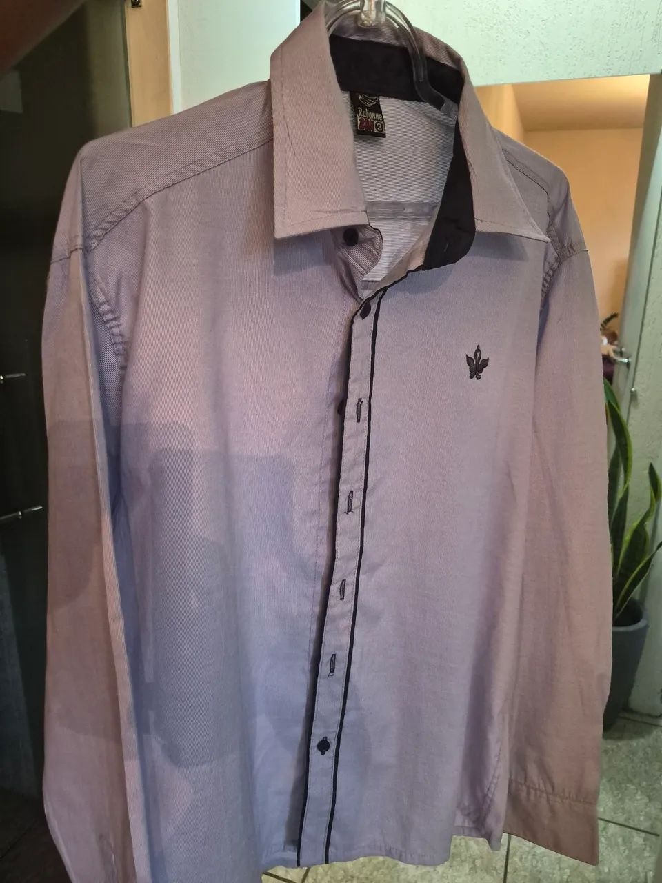 Camisa social cinza