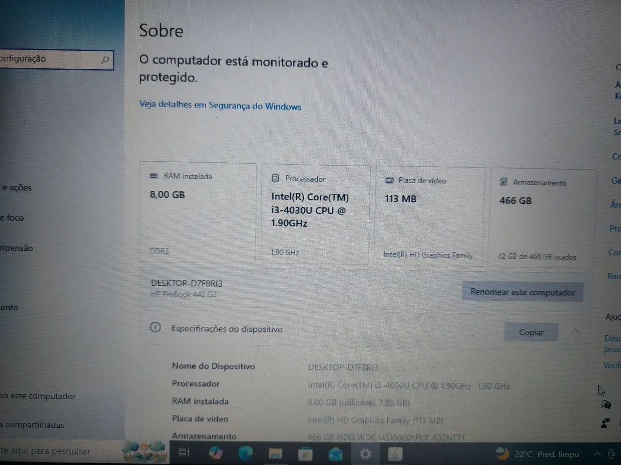 Notebook HP Probook 440 G2 - Foto 4