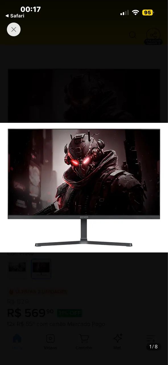 Monitor gamer 75Hz Full HD - Foto 2
