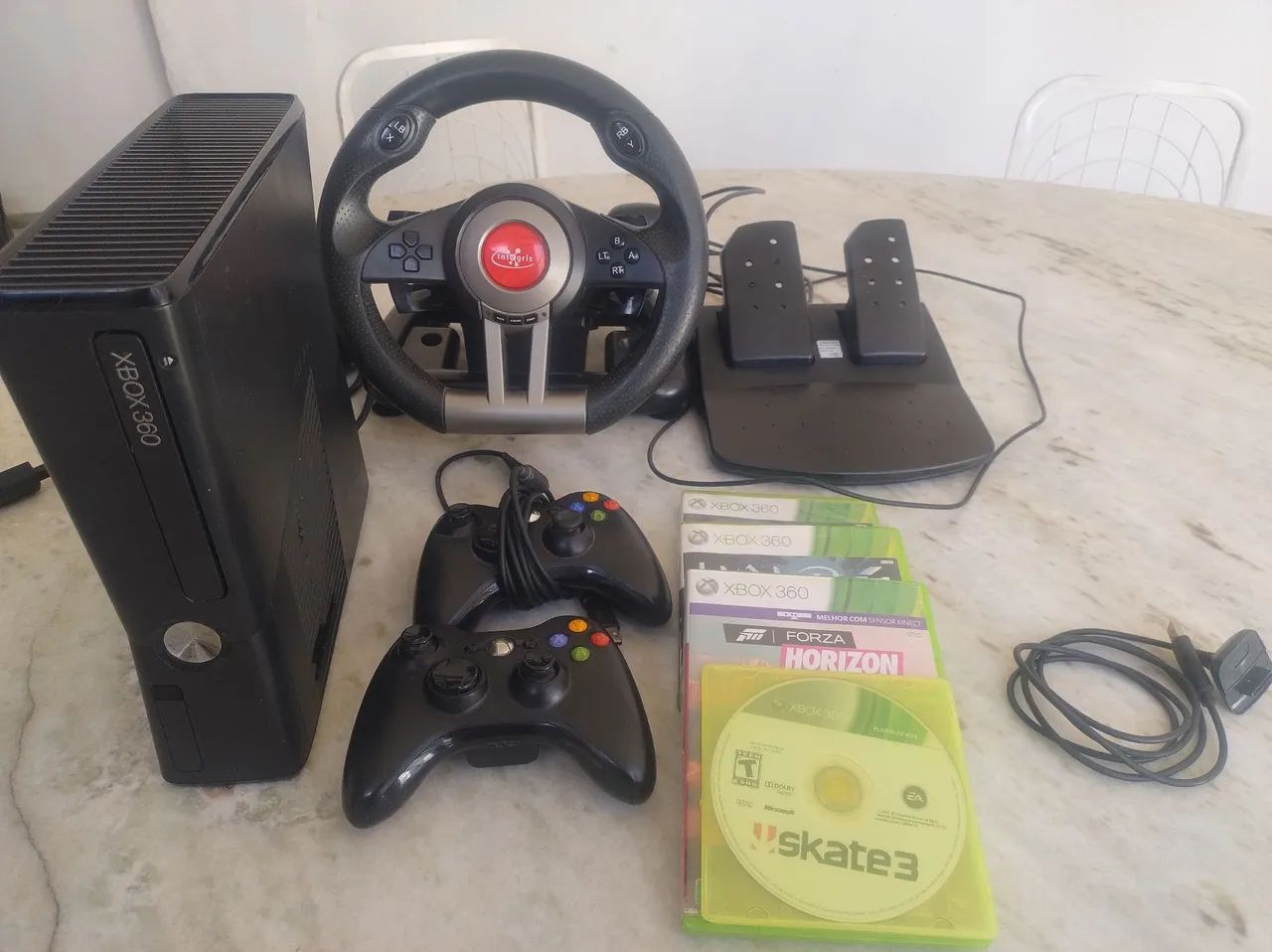 Xbox 360 com volante  - Foto 2