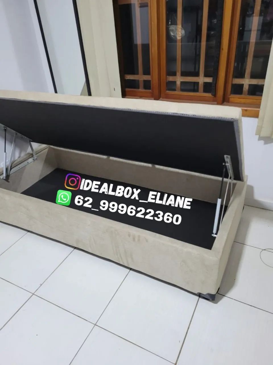 Box baú solteiro medida 88×188 - Parcelamos em até 10x sem juros  - Foto 4