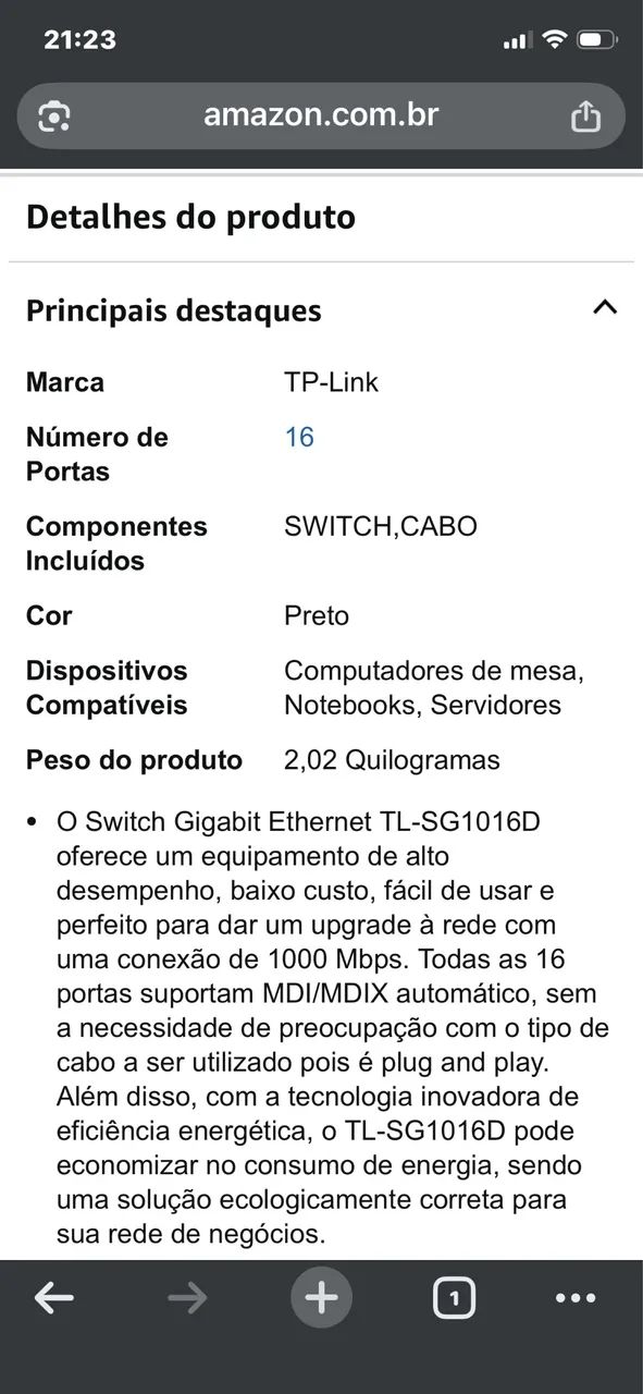 Switch 16 portas tp link - Foto 4