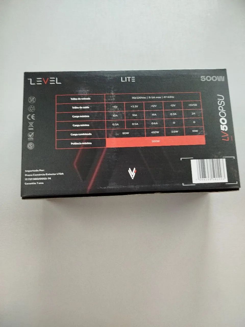 FONTE PARA COMPUTADOR LEVEL 500W - Foto 2