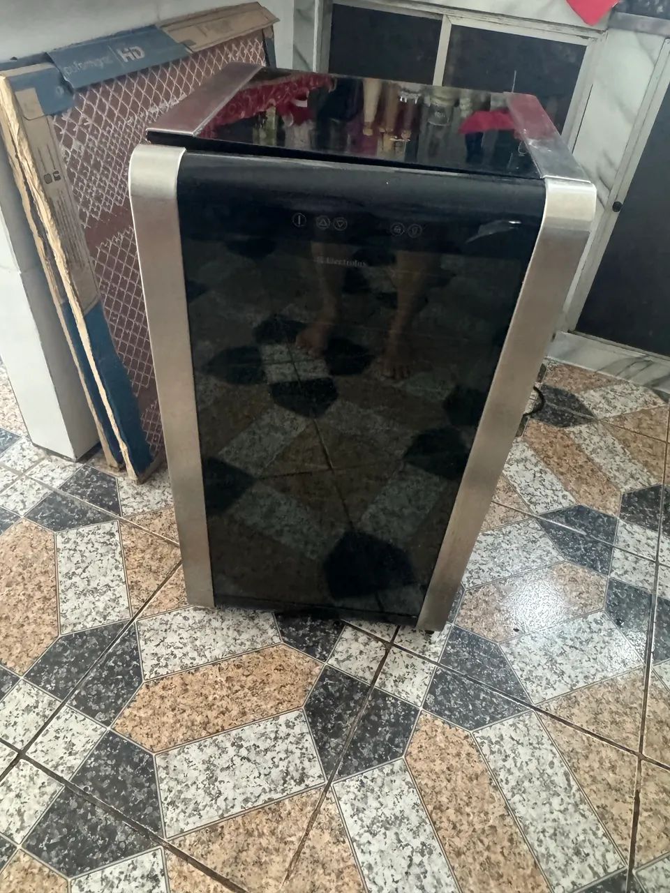Adega nova é grande