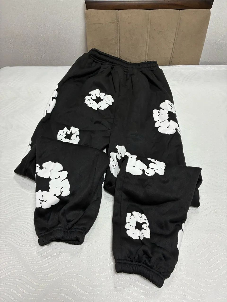 Calça moleton denim tears tamanho M nova - Foto 4