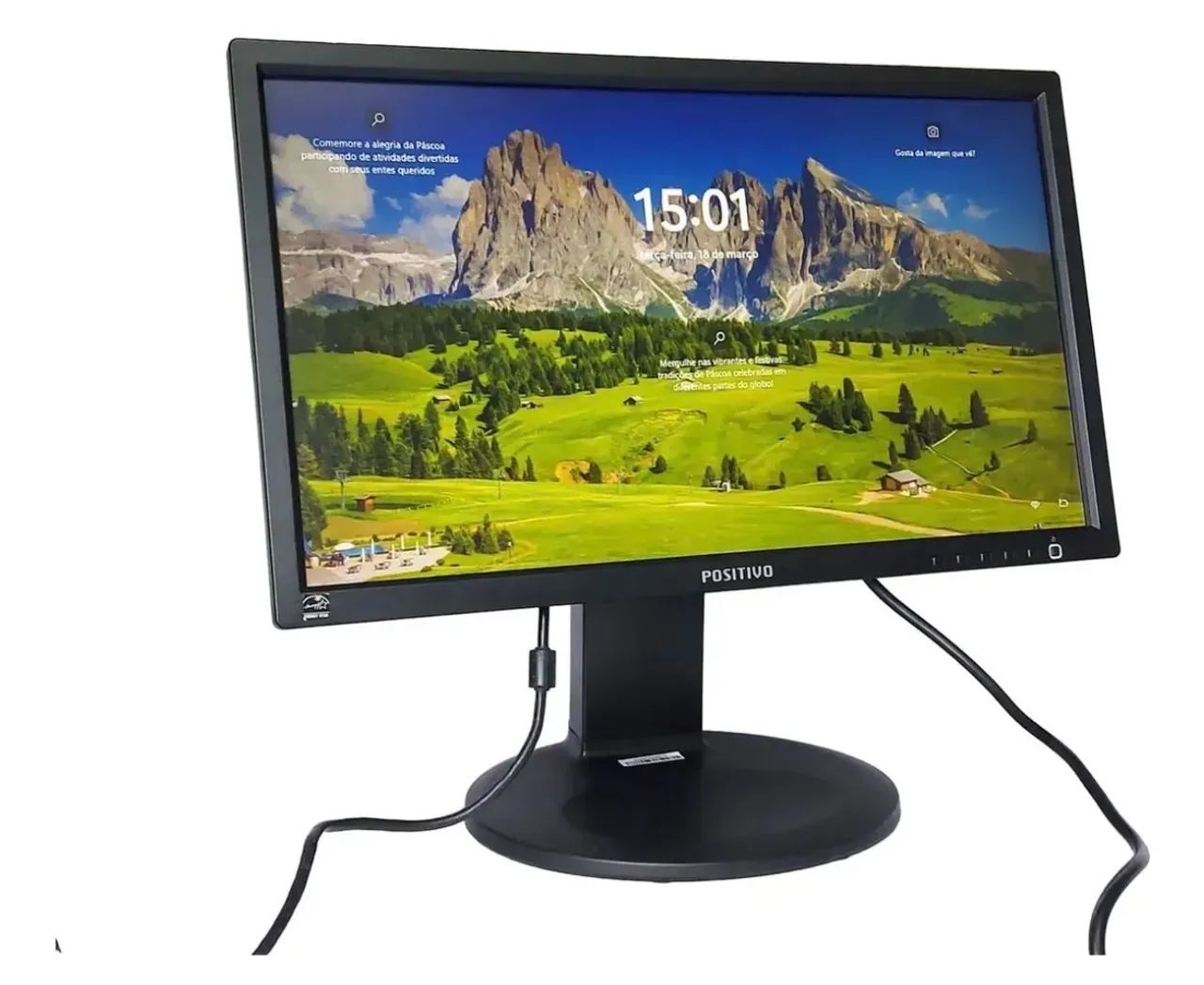 Monitor Positivo VGA 19 - Base Giratória - Vertical/ Horizontal - Foto 4