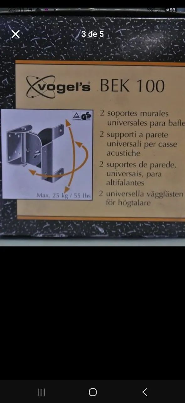 Suporte para sunrond jbl N26 - Foto 4