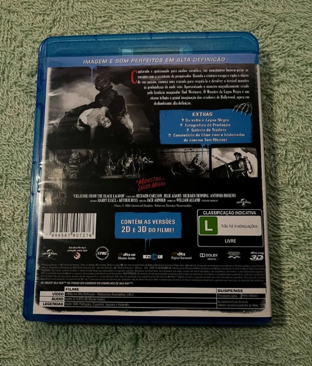 "O Monstro da Lagoa Negra" | Blu-Ray | Edição Nacional - Foto 2