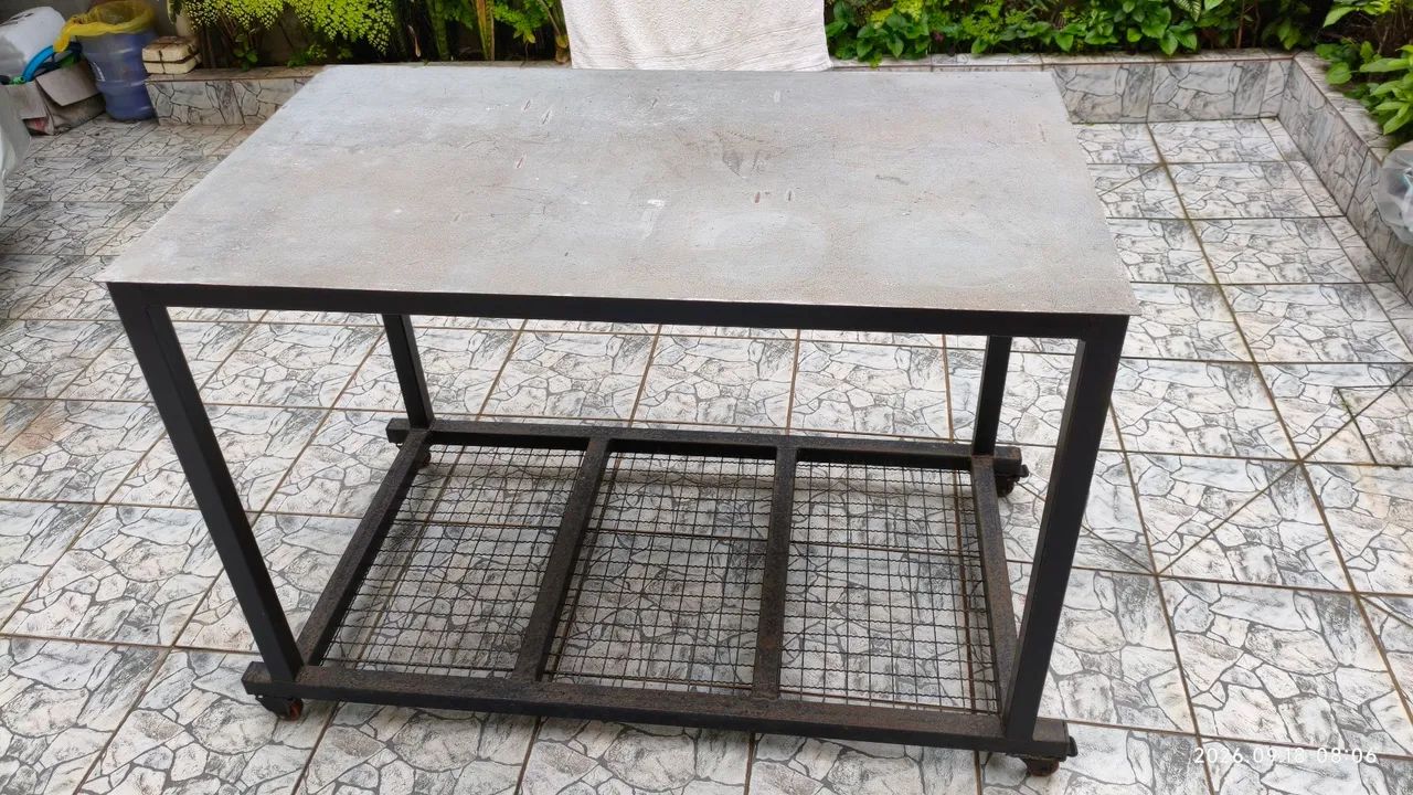 Mesa em ferro tubo 40x40mm - Foto 2