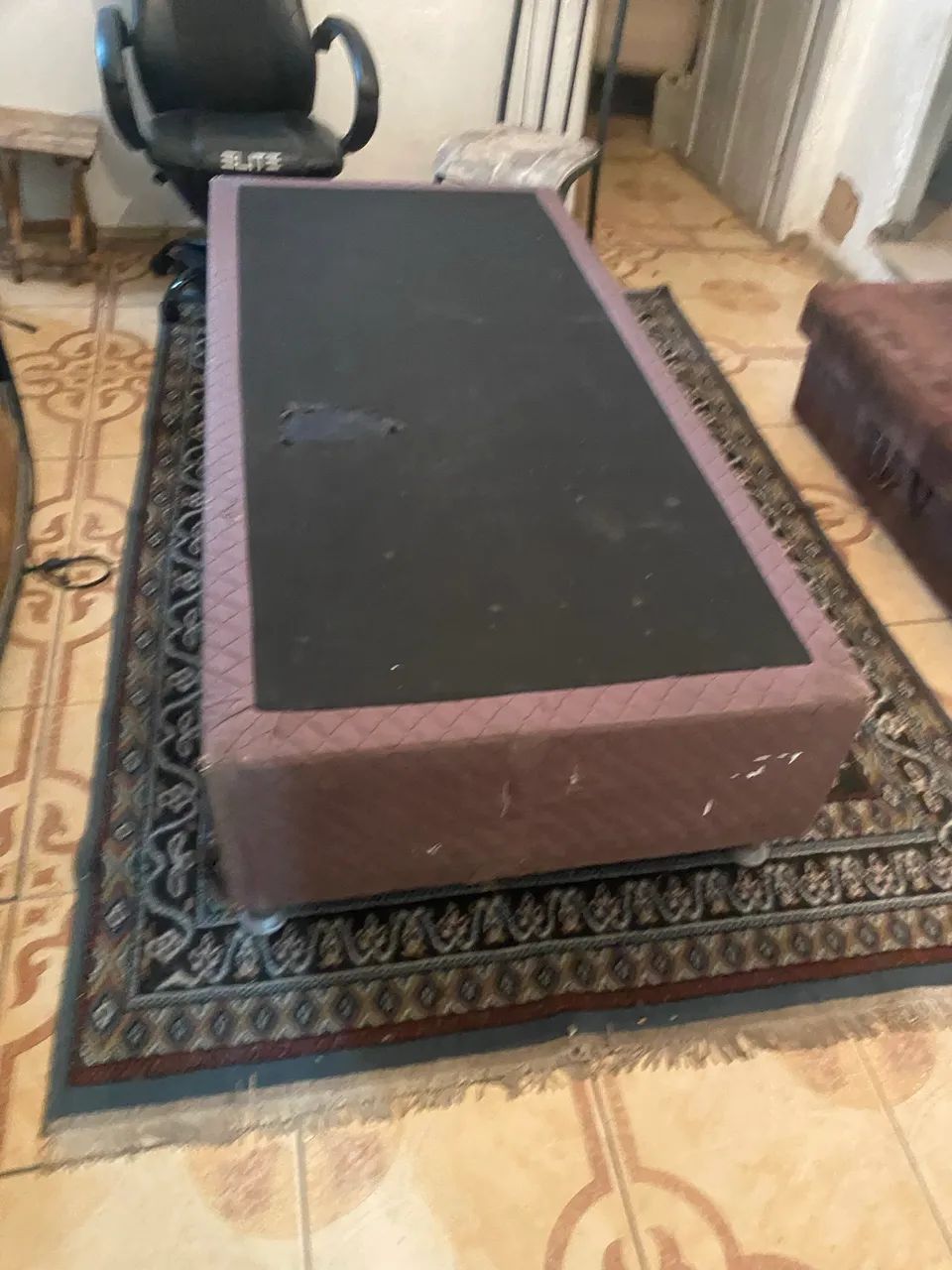 Cama Box de solteiro com o colchão  - Foto 2