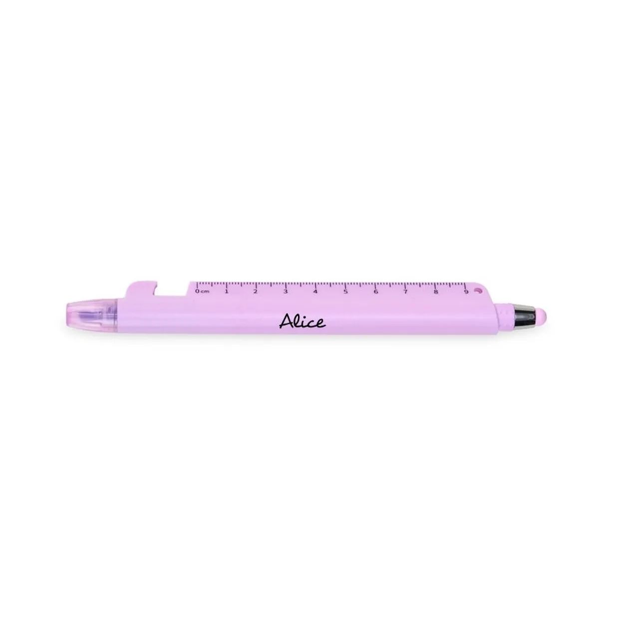 Caneta Marca-Texto Multifunções Personalizada 