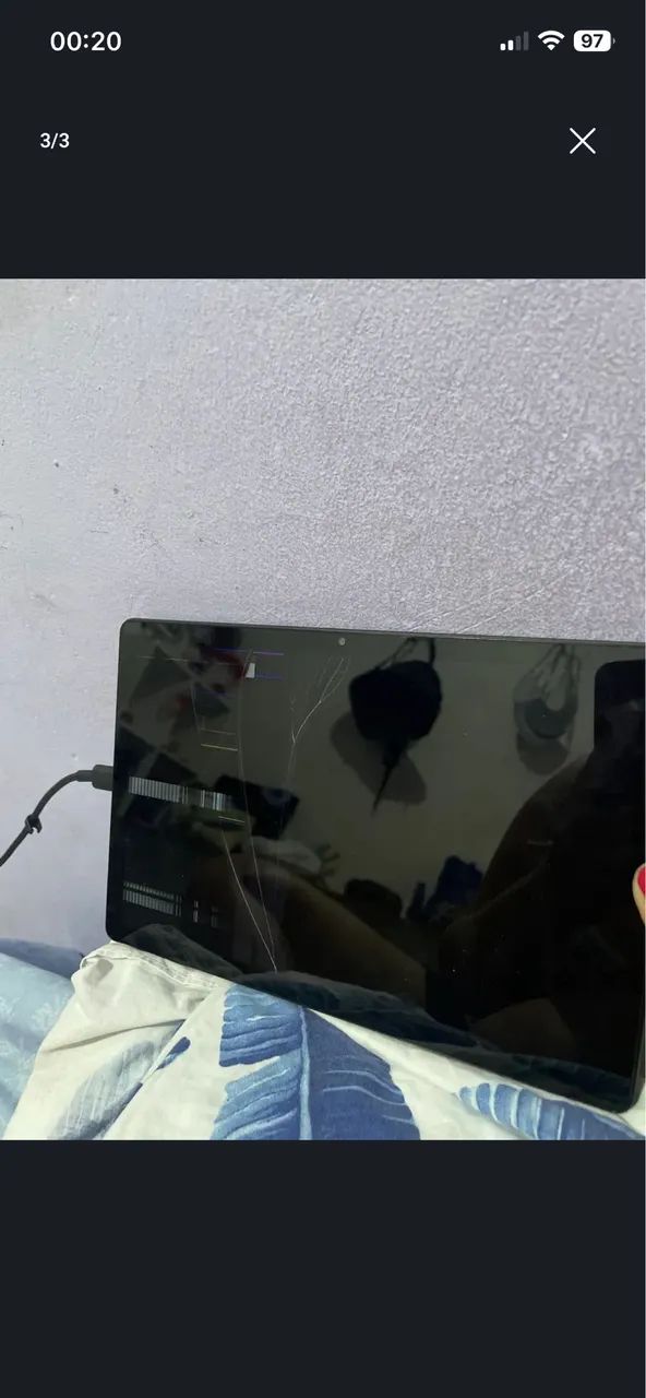 Tab positivo vision 10 polegada com defeito na tela - Foto 3