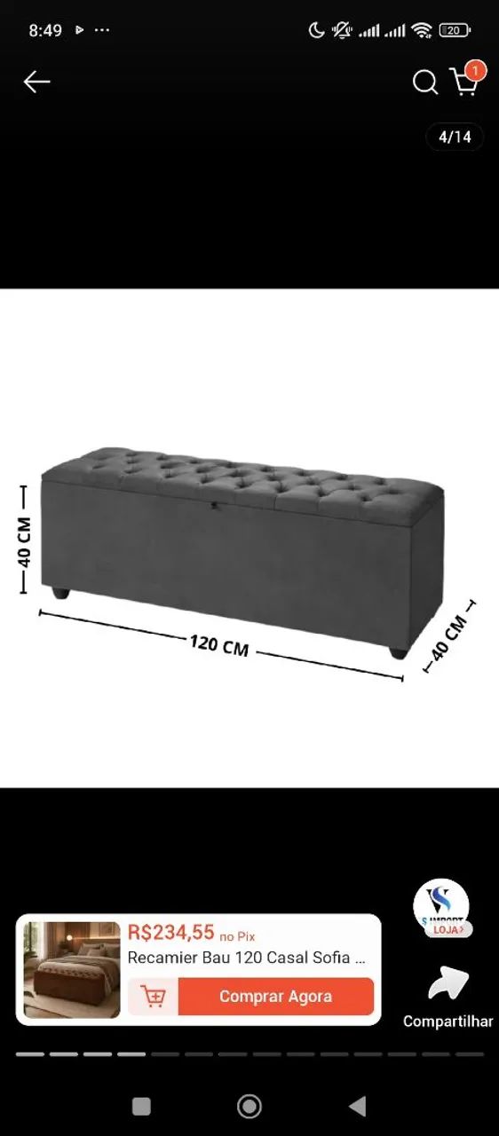 Promoção de puf baú  - Foto 5