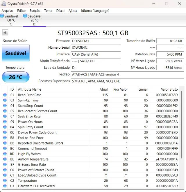 HD SEAGATE MOMENTUS ST9500325AS 500GB - Foto 3