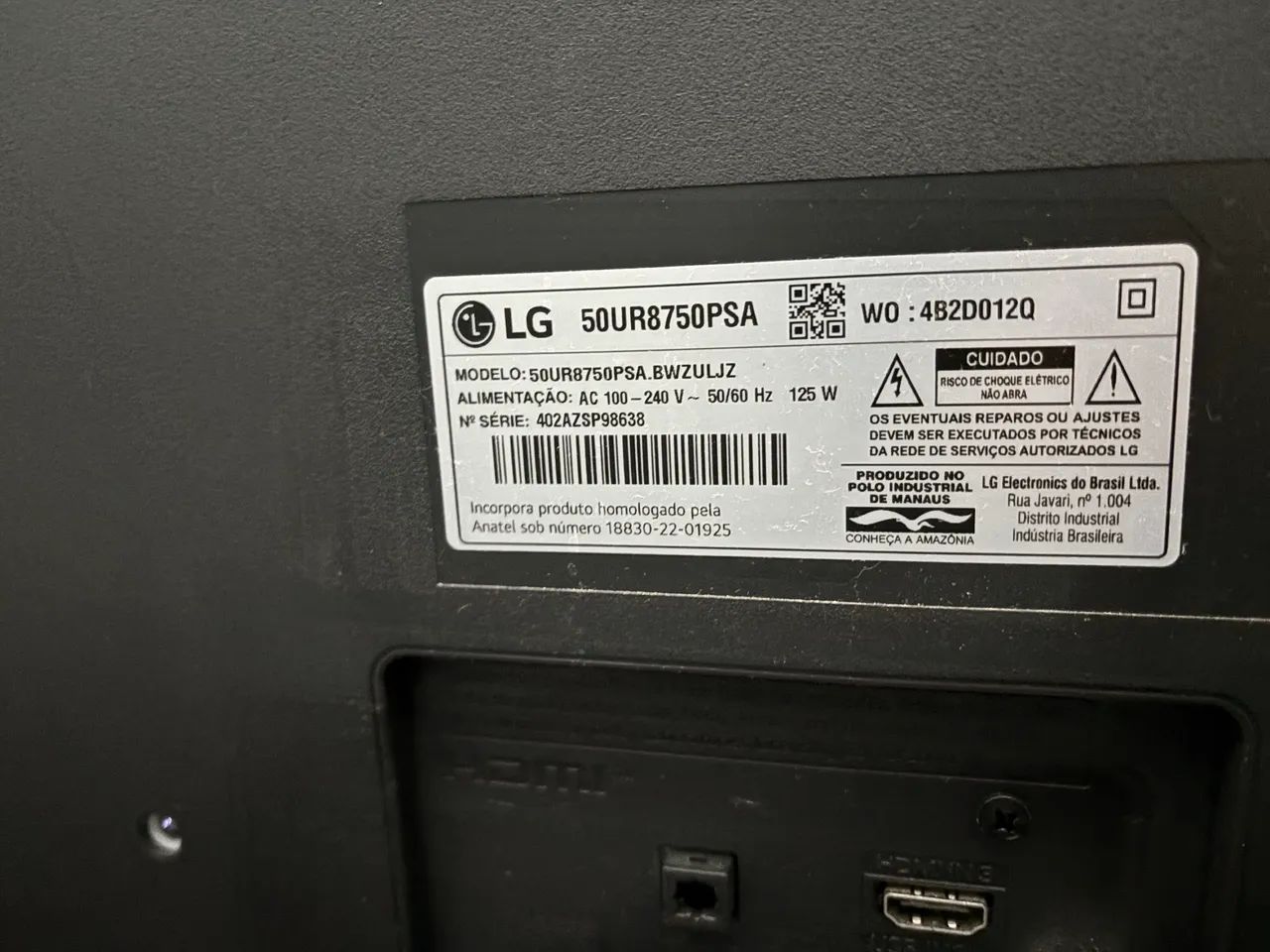 ?Smart TV LG 50? 4K UHD UR8750 | Magic Remote | Wi-Fi | webOS | HDR | Impecável? - Foto 2