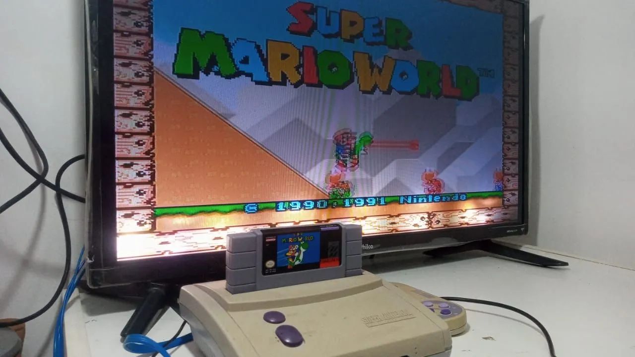 Cartucho original Mario Word 