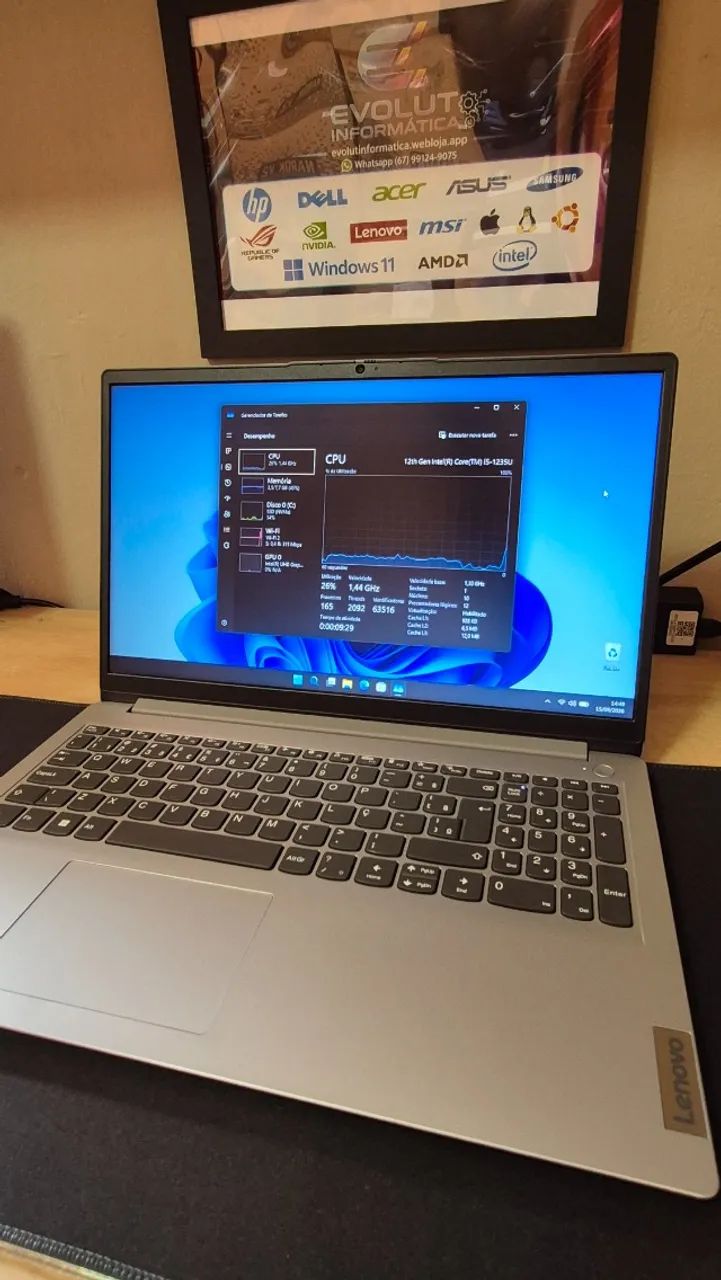 Notebook Lenovo i5 SSD 512GB 8GB com garantia e brindes!