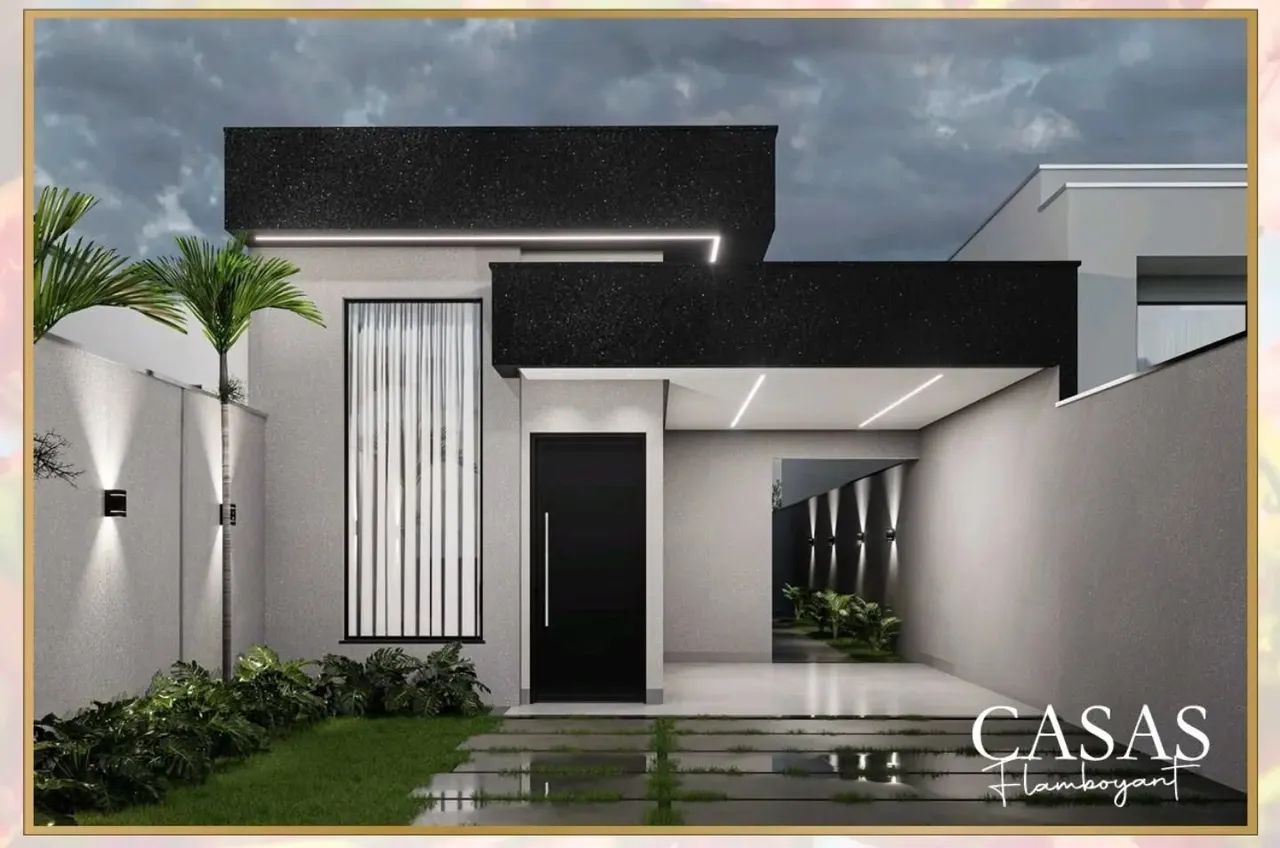 Casa 2/4 C Suite 85 M² De Area Const E Lote 210 M² No Parque Flamboyant