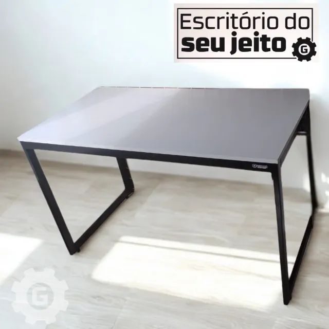 Escrivaninha Industrial 1m NOVA Mesa Multiuso para Computador Notebook Estudo Escritório - Foto 2