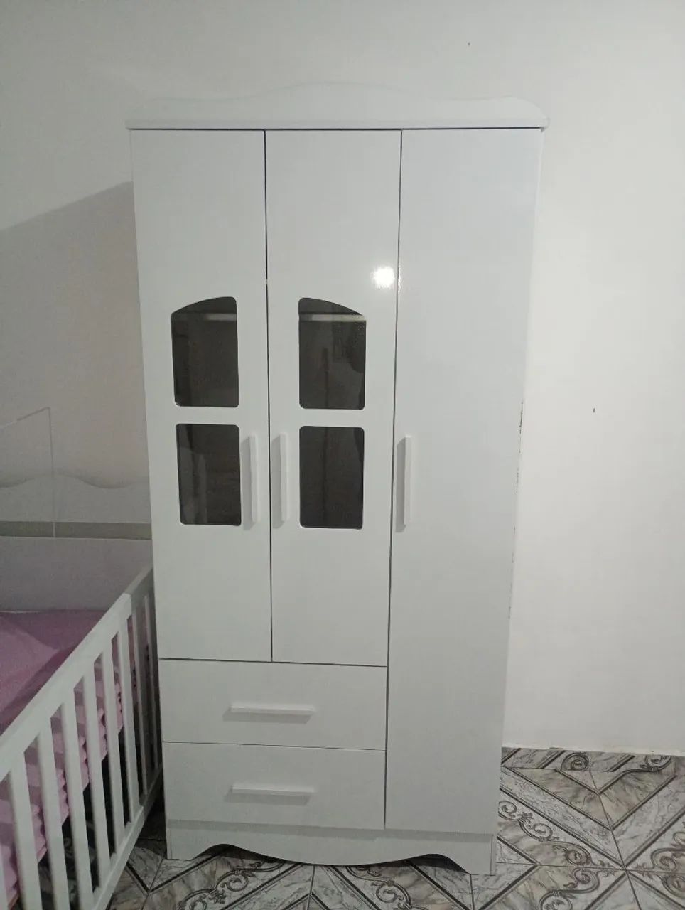 Berço e guarda roupa de bebe - Foto 4