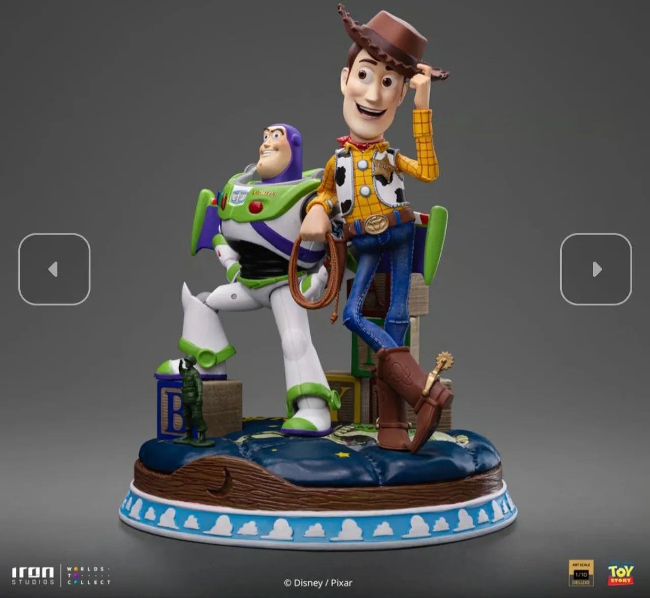 Buzz & Woody Deluxe Iron Studios Toy Story - Foto 3