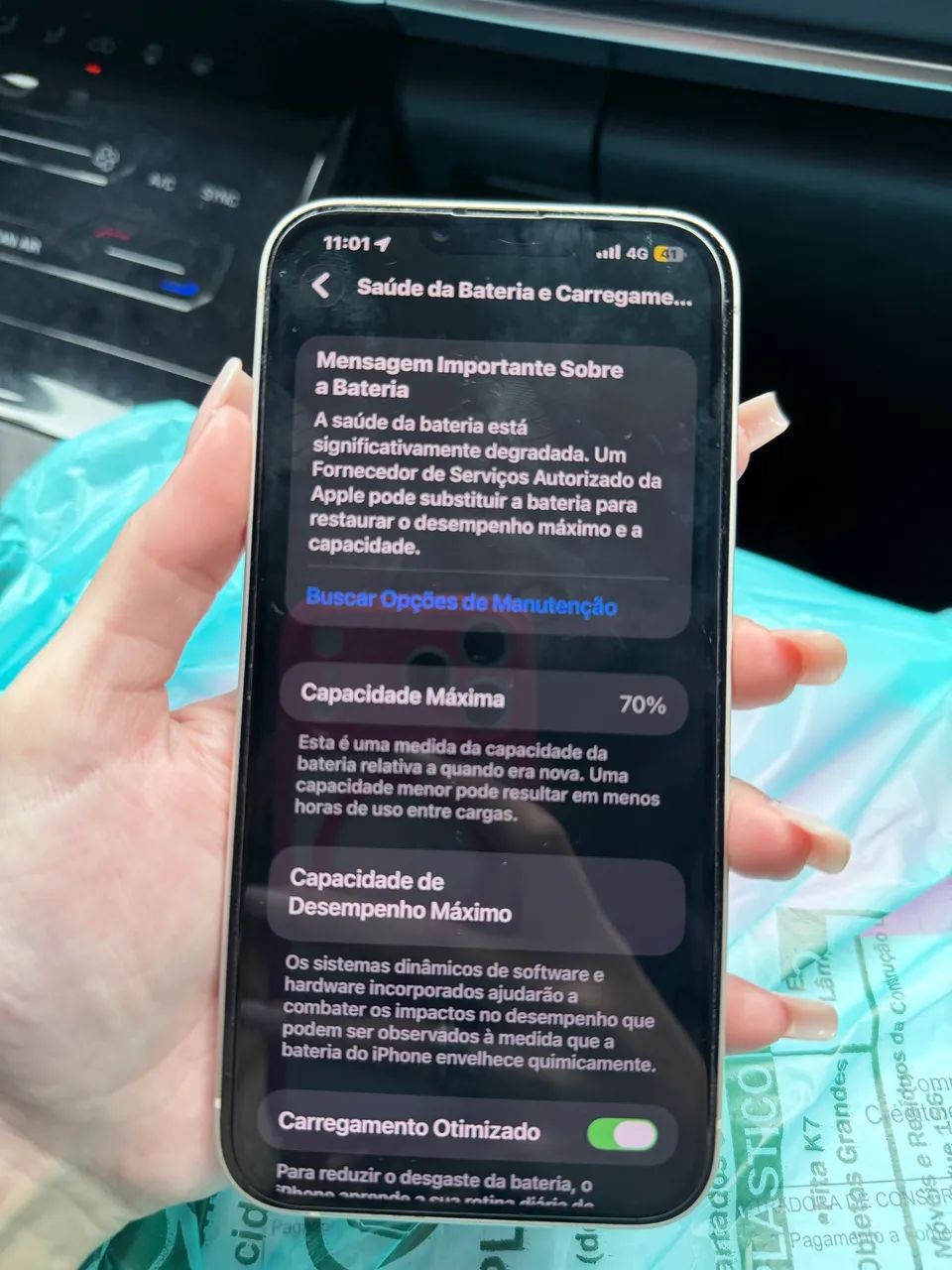 iPhone 14 Plus 128 GB Branco - Excelente estado - Foto 5