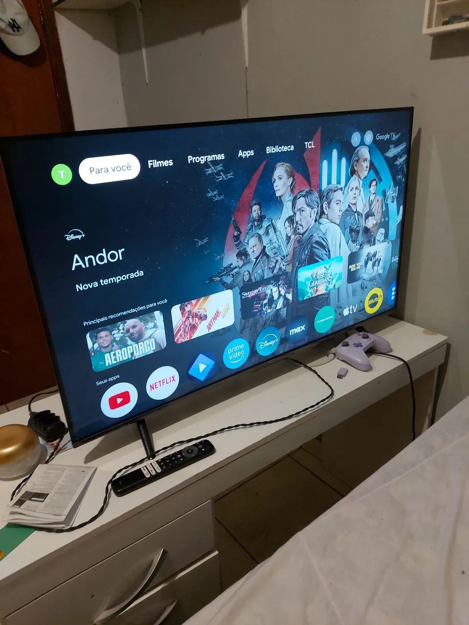 TV TCL P755 4K  HDR10+ DOLBY VISION 43 POLEGADAS - CAIXA - NOTA FISCAL- - Foto 3