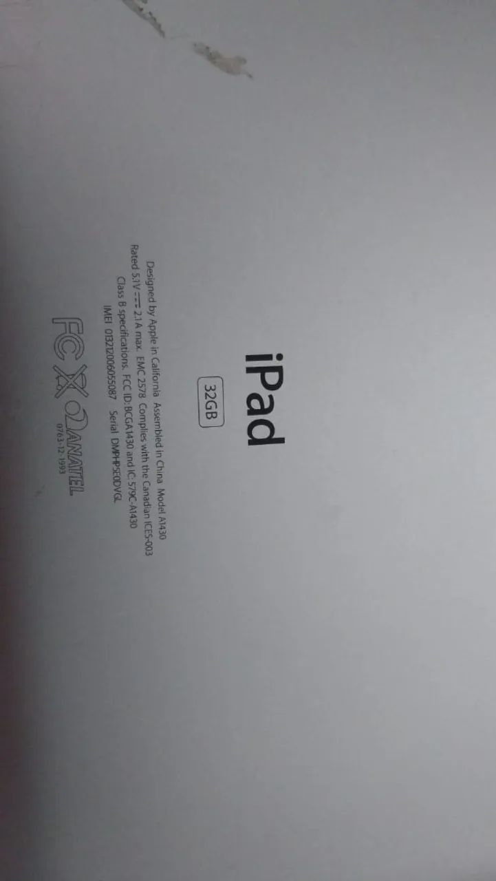 Apple iPad de 3ª Geração (32GB Modelo A1430). - Foto 2