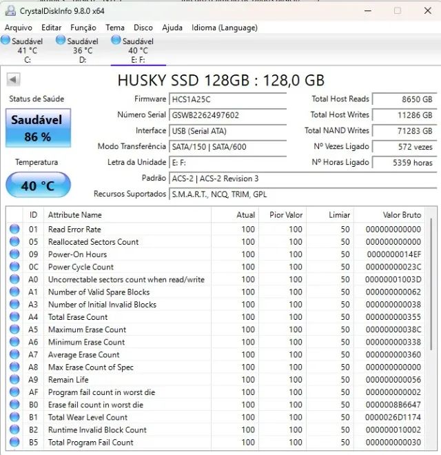 ssd husky 128gb - Foto 2