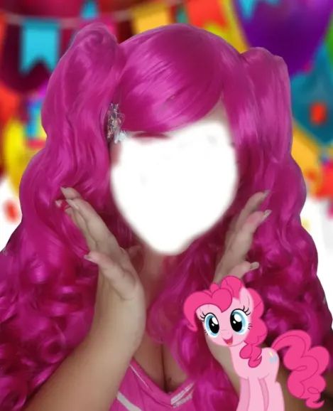 Desapego peruca cosplay rosa pink com dois ponytails - Foto 3