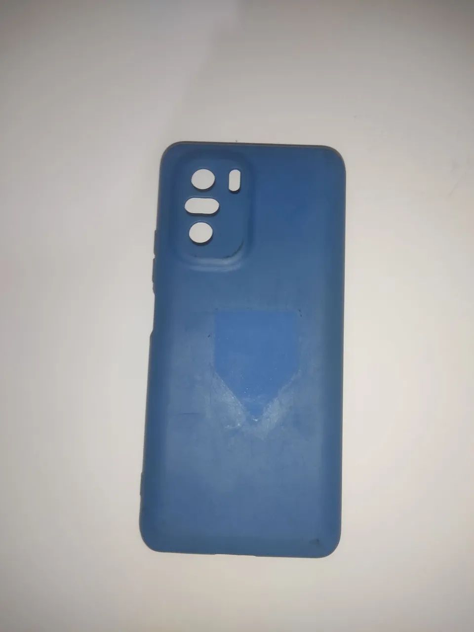 Capa azul celular poco xiaomi