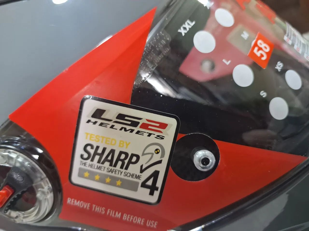 Viseira original LS2,Helt ,Tex ,Fw3  - Foto 4