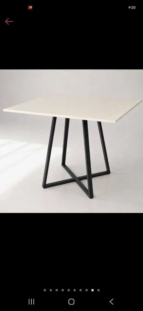 Mesa de jantar 4 lugares 