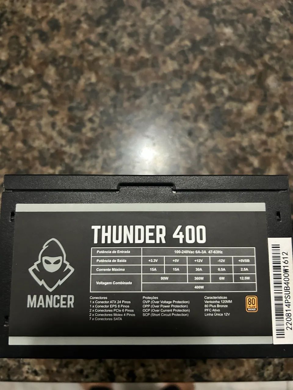 Fonte thunder 400w da mancer