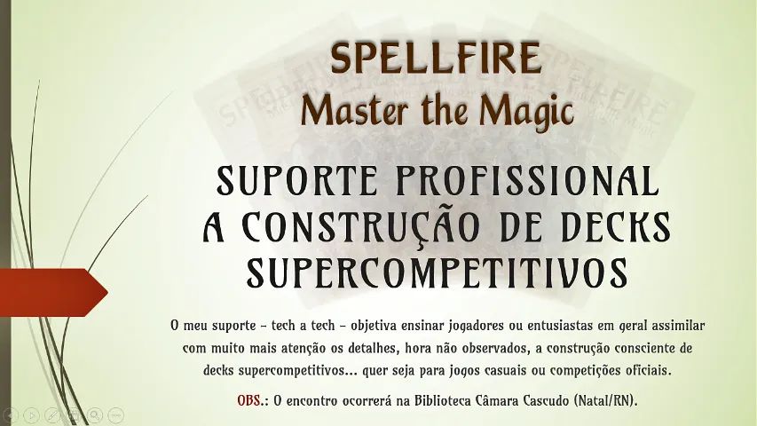 Suporte a Contrução de Decks Supercompetitivos (Spellfire)