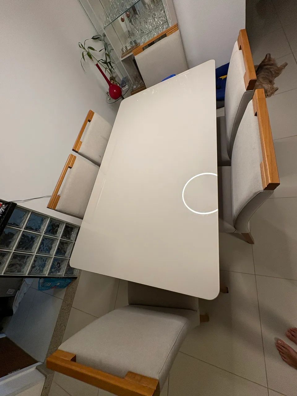 Mesa de jantar com 6 cadeiras