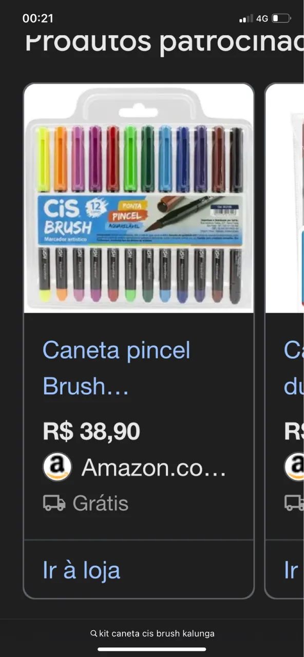 kit canetas cis brush  - Foto 3