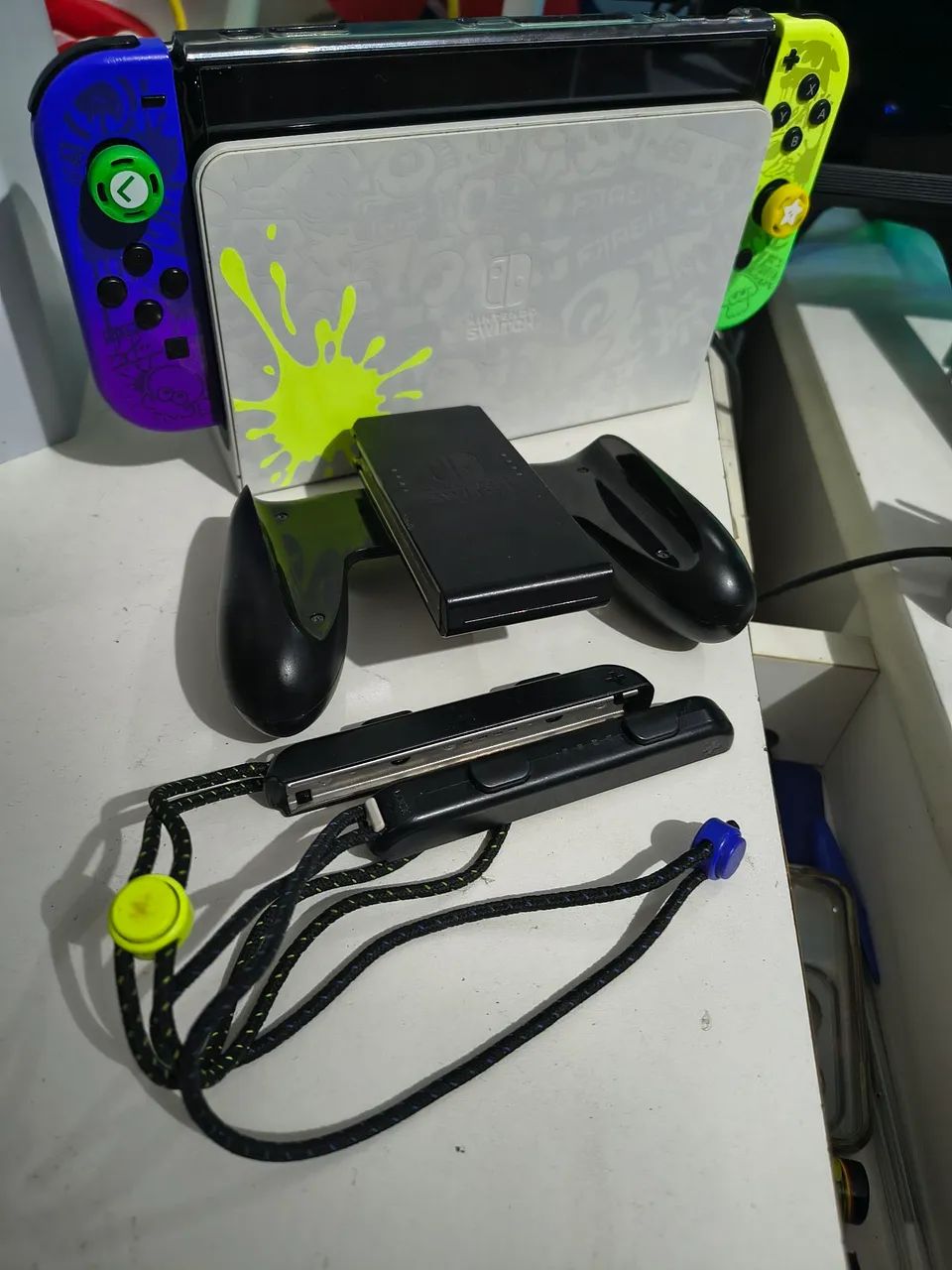 Nintendo Switch oled Splatoon - Foto 4