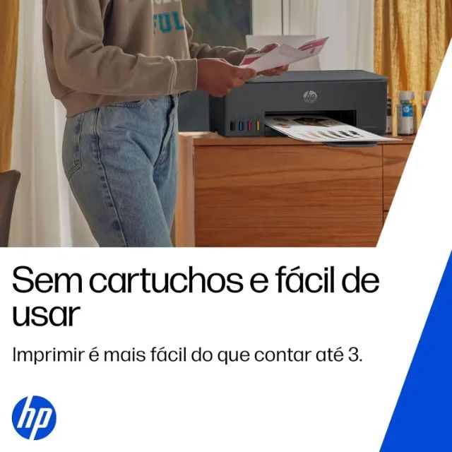 Impressora Multifuncional HP Smart Tank 589 Tanque de Tinta Colorida Wi-Fi 1 USB - Foto 5