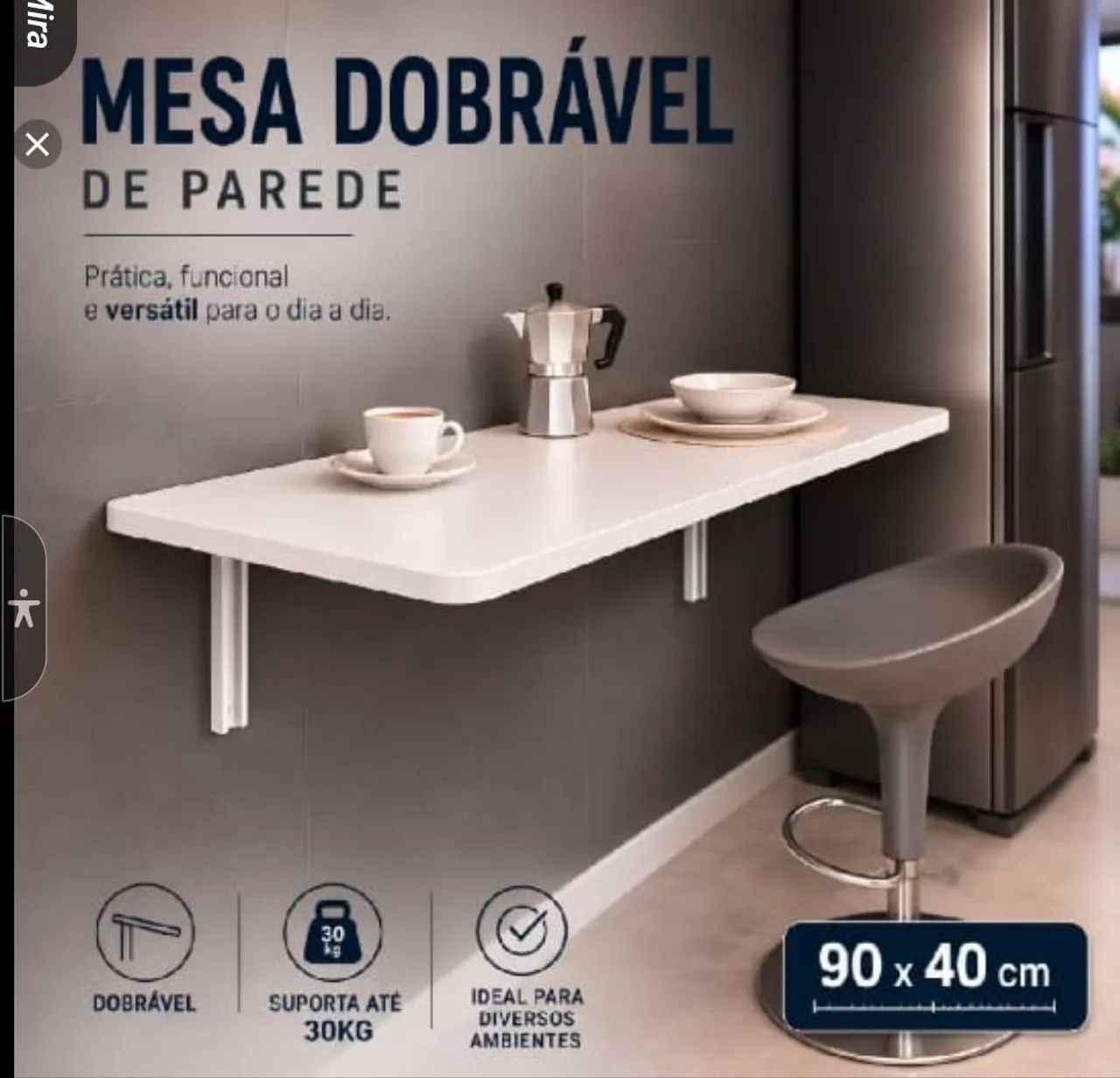 Prateleira reclinavel 