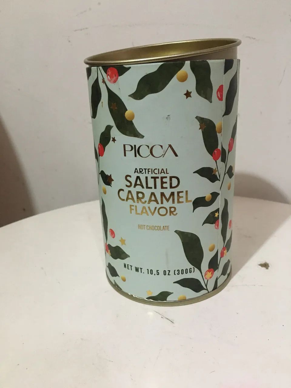 Lata decorativa artesanato ou coleção 