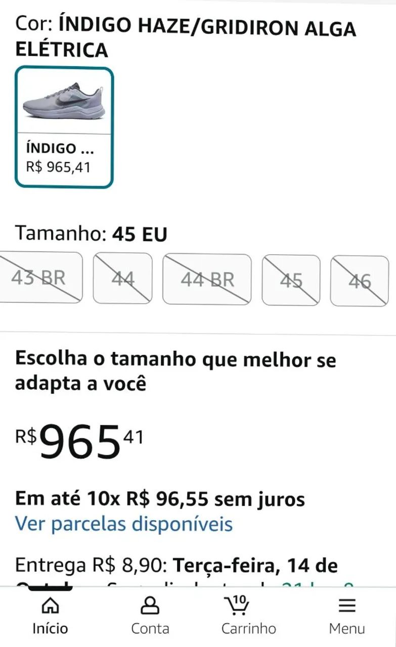 tênis nike downshifter 12 original N44 novo - Foto 6