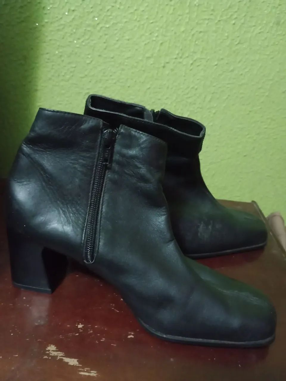 Bota de couro 