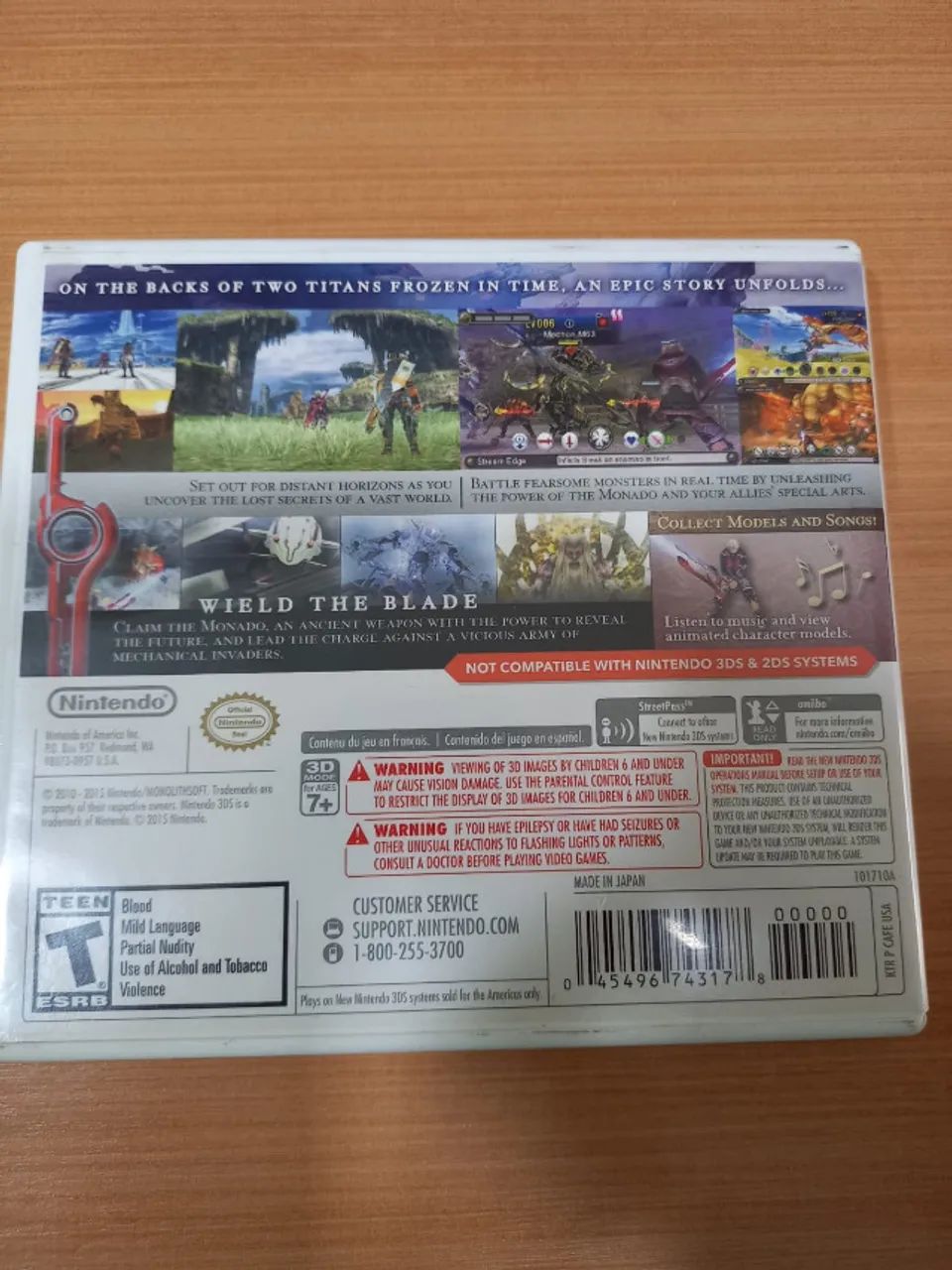 Xenoblade Chronicles 3D - Nintendo NEW 3DS - Jogos de Vídeo Game