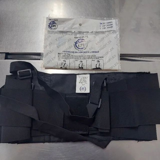 Cinta Lombar Ergonômica Com Suspensório Protetor De Coluna